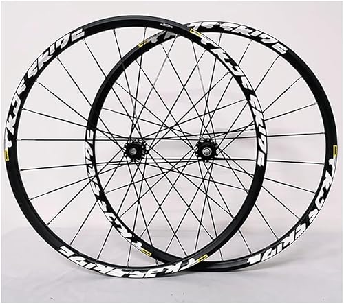 Juego de ruedas para bicicletas, 2627.529 pulgadas, freno de disco central, eje pasante, rueda de bicicleta de montaña, aleación de aluminio, borde