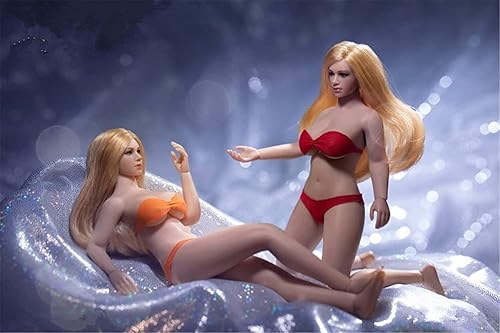 Miniatura 4 de Figura de acción a escala 1/12, TBLeague T01 T02 T03 T04 T05 cuerpo flexible súper sin costuras de 6 pulgadas, cuerpo de silicona completo realista