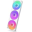 NZXT F420 RGB Core - 420mm Single-Frame RGB Fan Unit - White gallery image