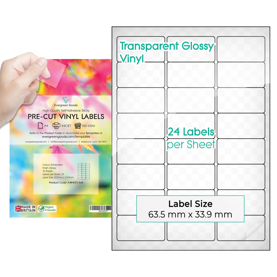 Etichette Adesive Rettangolari 64 X 34mm - Foto 9