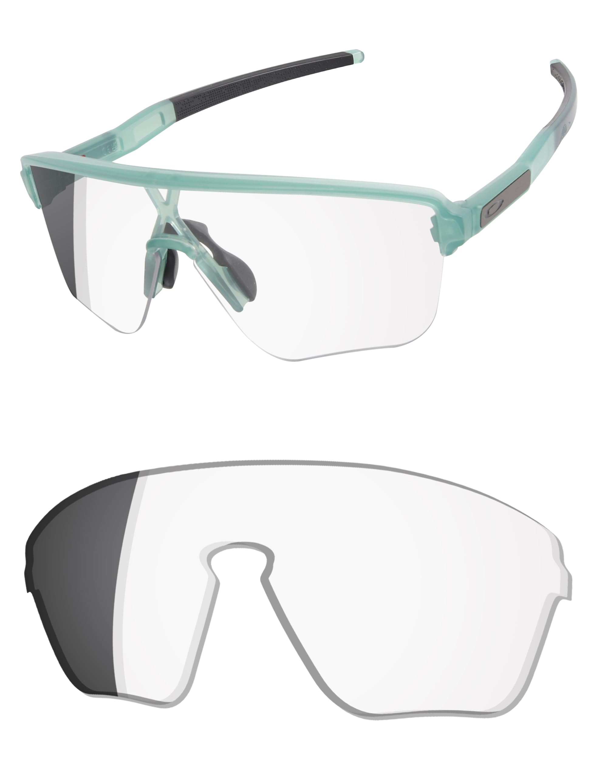 OSharp Lentes de repuesto para gafas de sol Oakley Corridor SQ OO9415, polarizadas HD, espejadas, protección UV y ajuste perfecto
