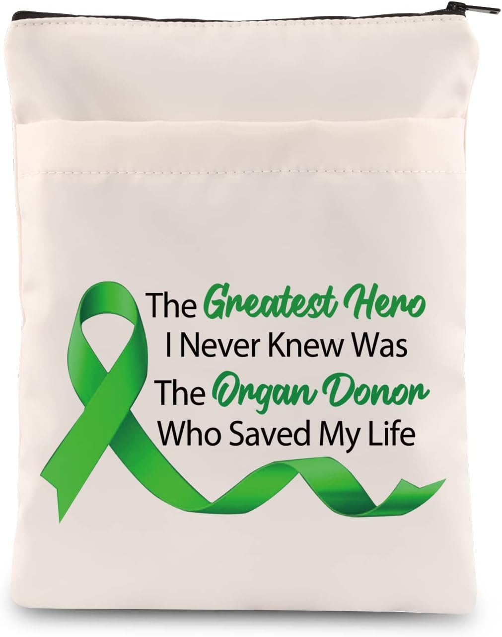 Zuo Bao Organ Donor Book Pouch Organ Donation Awareness Kidney Donor Gift The Greatest Hero Book Sleeve Donor Appreciation Gift（The Greatest Hero）