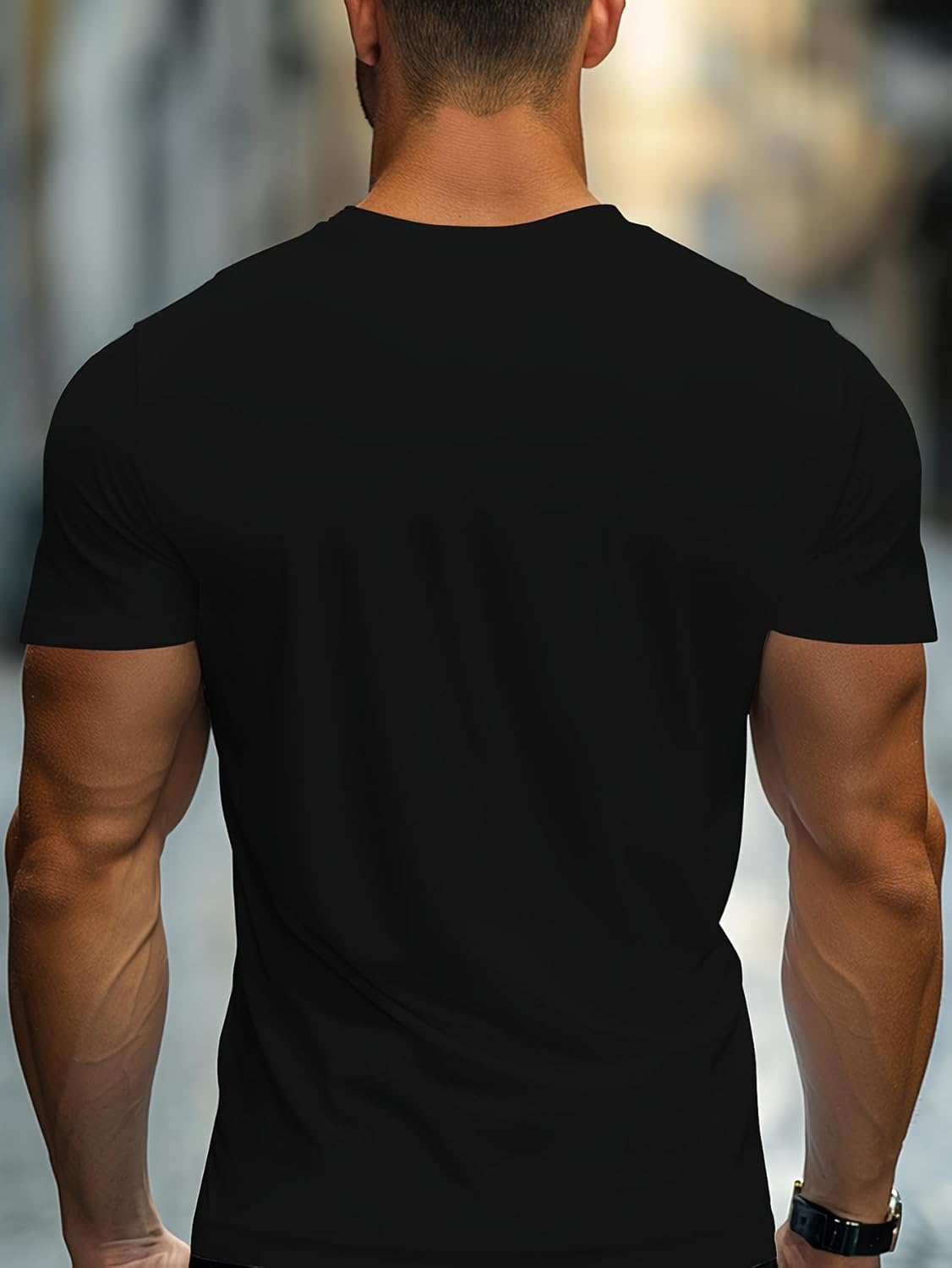 Classic Crew Neck Short Sleeve T-Shirt for Men and Women, Casual T-Shirt for Everyday Wear
