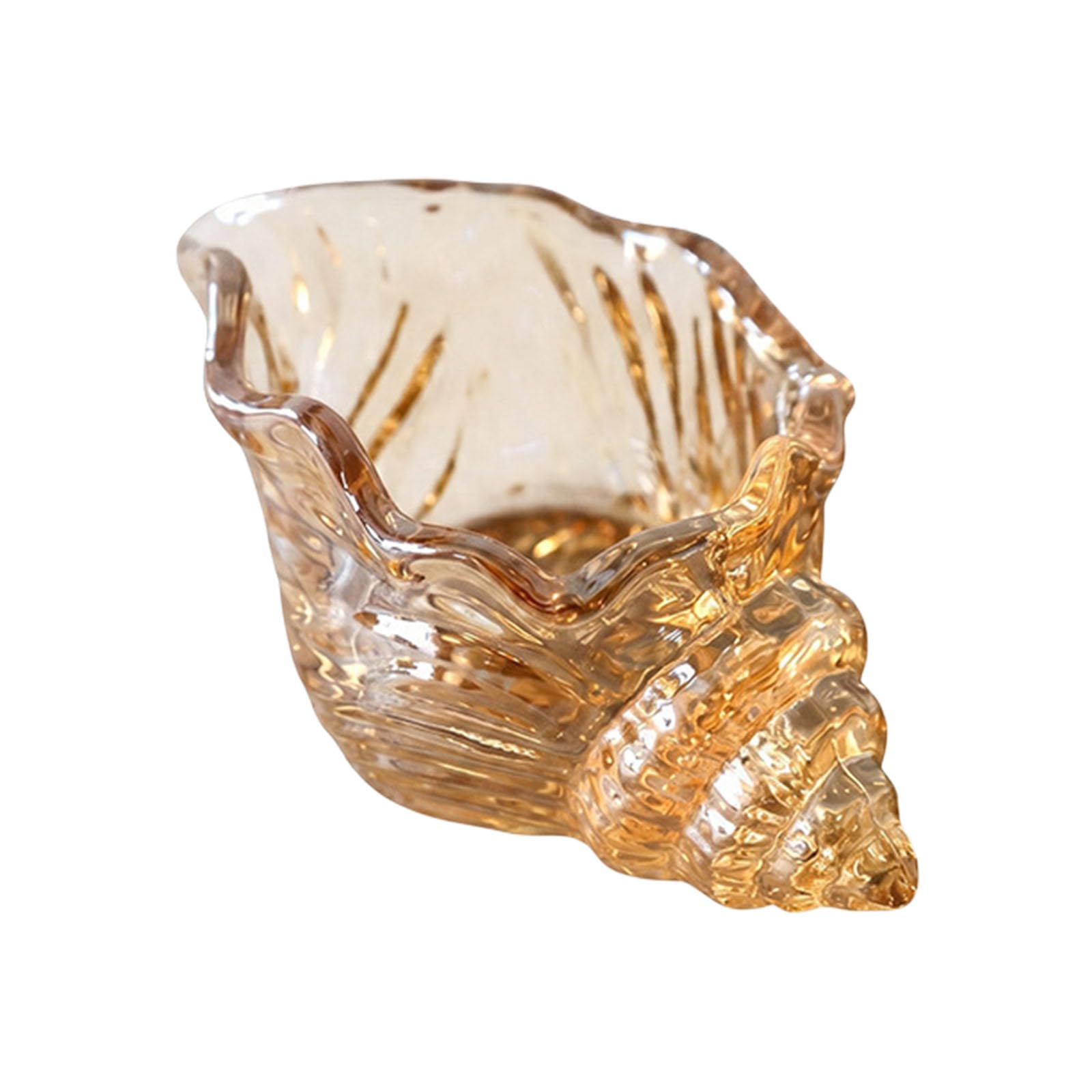 APGLSXY Conch Tealight Holders Clear Glass Votive Holders for Wedding Centerpieces/Home Table Decors Christmas Decorative Candlestick