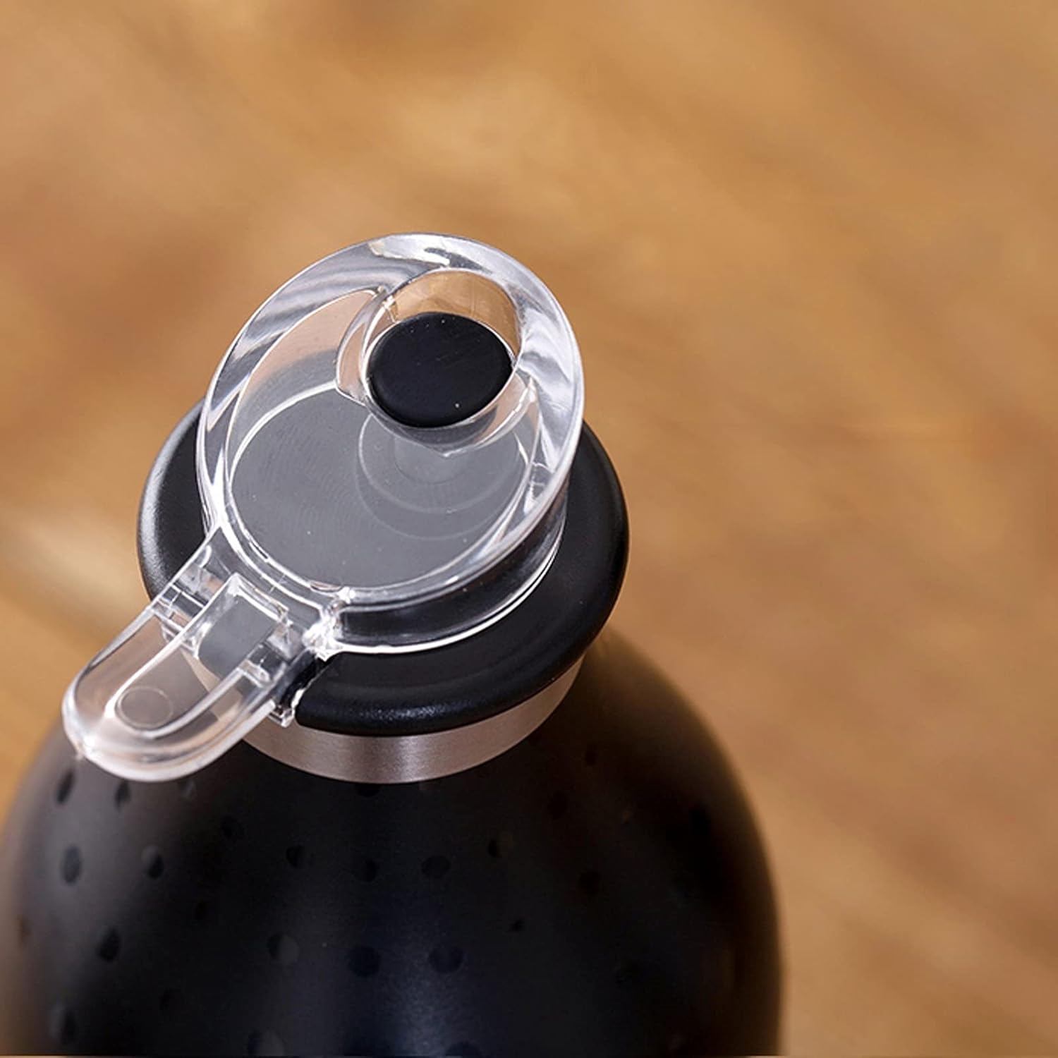 oil bottle 20.2 Oz Oil Vinegar Dispenser Large Capacity Oil Bottle with Oil Return Hole Household Kitchen Glass Seasoning Bottle Oil Pourer oil sprayer