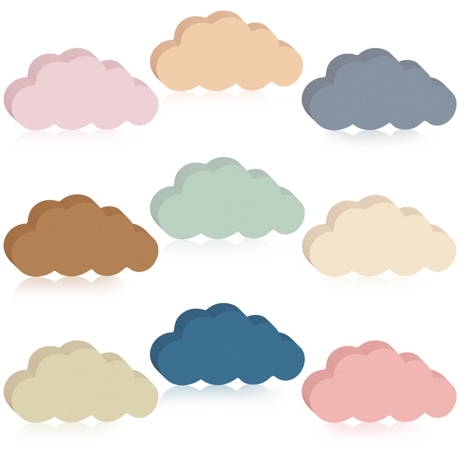 Papier de découpe nuage pour tableau d'affichage créatif et coloré