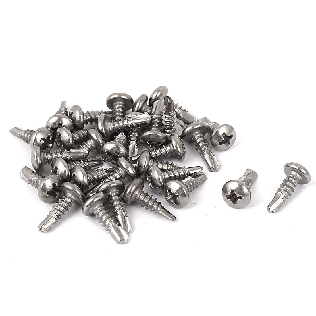Generic Round Phillips Head Stainless Steel Self Drilling Tapping Screws 30pcs (B01FXGIA4S) Amazon Price History, Amazon Price Tracker