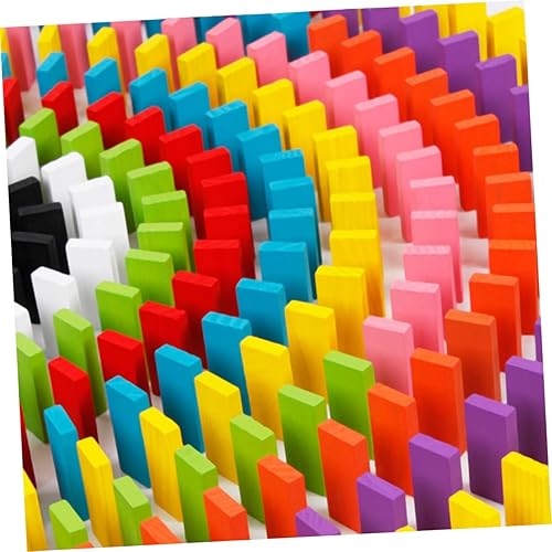 Miniatura 6 de ERINGOGO 120pcs dominó madera a granel niño coche de carreras