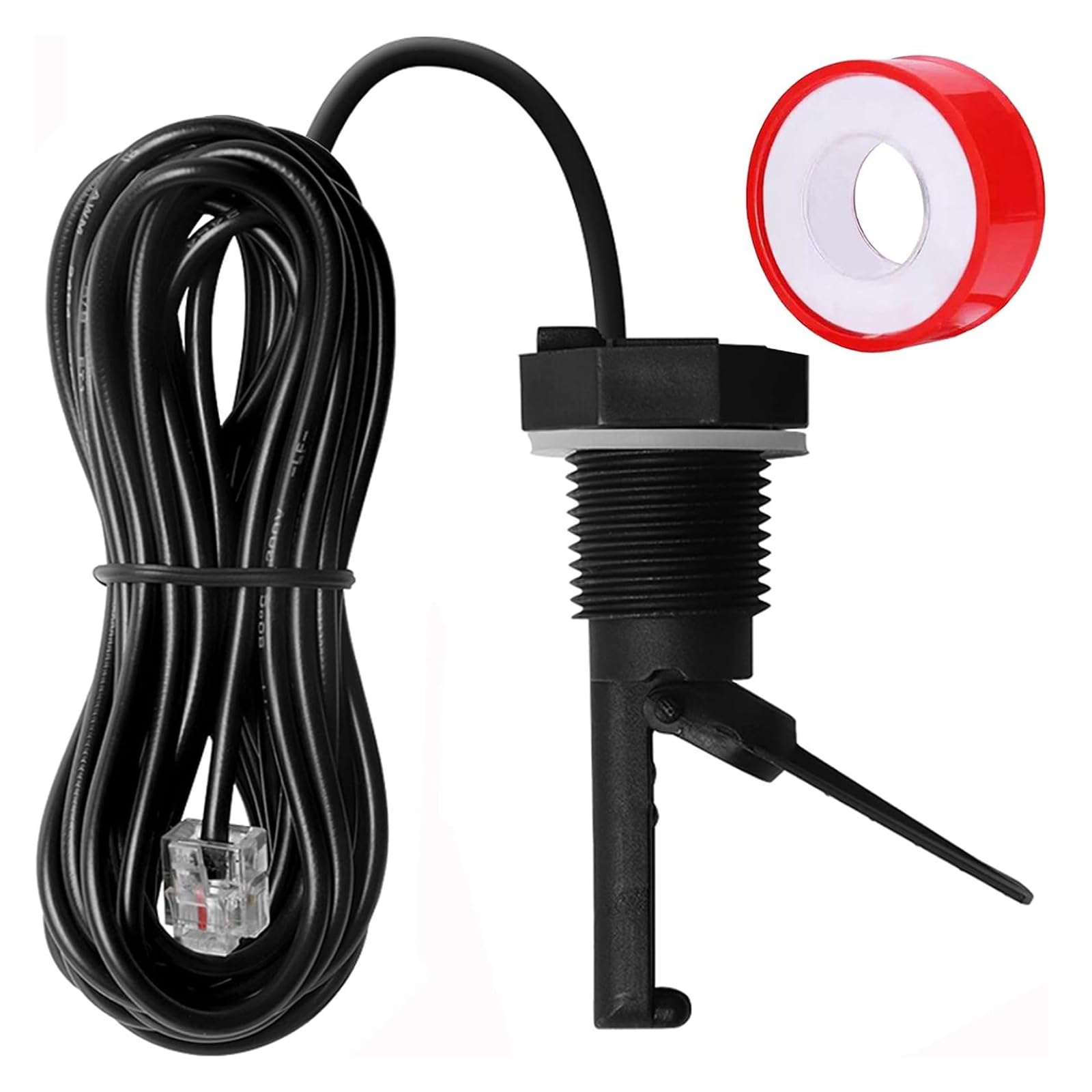 Zbiianxer General Flows Sensors With Long Cable & Build In T Connection Glxflorp Pool Water Flows Detectors For Salt Chlorinator Stream Transducer