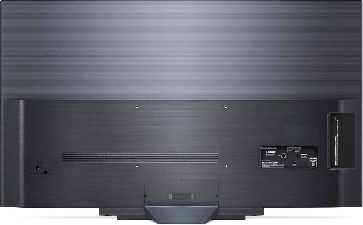 వెనుక view of LG B3 Series OLED TV showing mounting points and ports