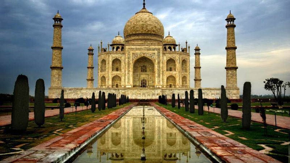 WOWDECOR Paint by Numbers Kits, Number Painting - Taj Mahal India 16x20 inch (Frameless)