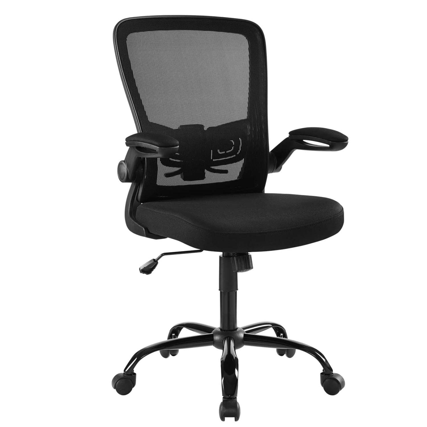 ModwayExceed Mesh Adjustable Swivel Computer Desk Office Chair In Black
