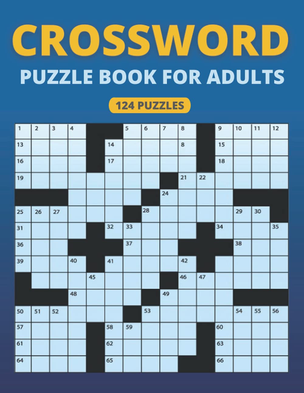 challenging crossword puzzles for adults: Cross Words Activity book with 124 Puzzles for Adults, Seniors, And all Puzzle Book Fans With Solutions | Brain Games - Crossword Puzzles - Large Print