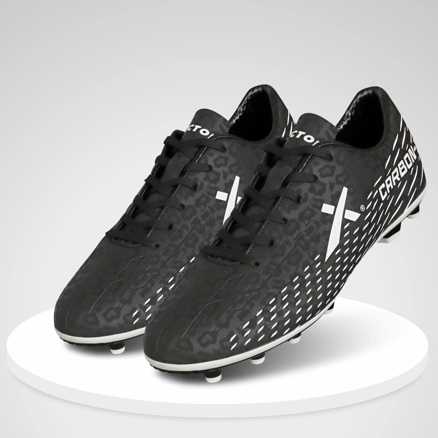 Vector X Carbon-X Men's Soccer Football Shoes Synthetic Leather/TPU Sole Upper Material Athletic|Lightweight Durable Sports Footwear Shoe for Adult, Men & Boys Youth Unisex