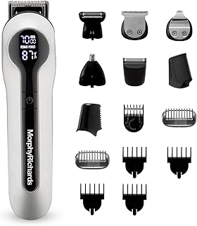 Morphy Richards Kingsman Digital 15-IN-1 Men Body Groomer, White Price In India