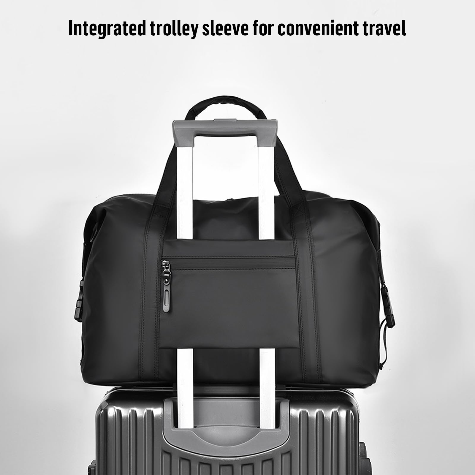 Sac de Voyage 40x20x25 Ryanair Cabine Avion Bagage, Sac Voyage en Cuir PU avec bandoulière