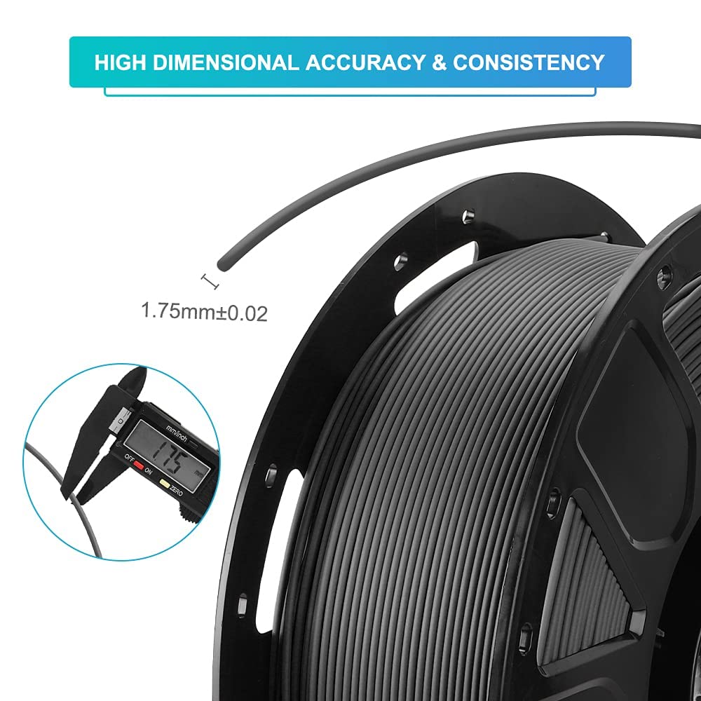 Creality PLA Filament 1.75mm Negro+blanco+azul+rojo