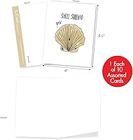 Vista 2 de The Best Card Company - Juego de 10 divertidas tarjetas de notas de humor en blanco surtidas para todas las ocasiones de 4 x 5.12 pulgadas