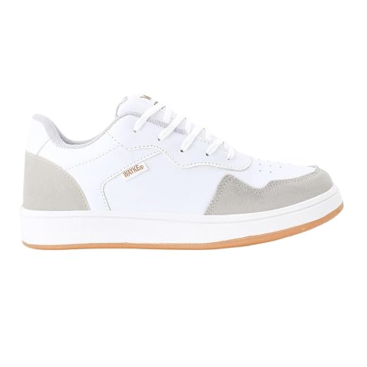 Tênis Street Casual Masculino Estilo Urbano Sapatenis Branco e Preto