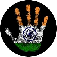 Vista 3 de Flag of India Country National Pride Vintage Style PopSockets Swappable PopGrip