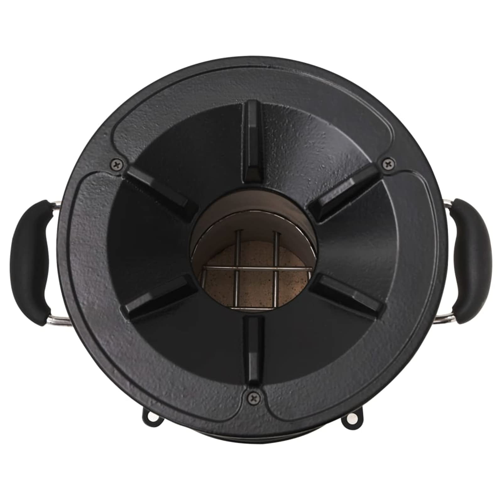 Stufa a Legna da Campeggio Argento 45,5x33x25,5 cm Acciaio Inox,Stufa a Legna compatta per Il Campeggio all'aperto e la Cottura di PIC-nic