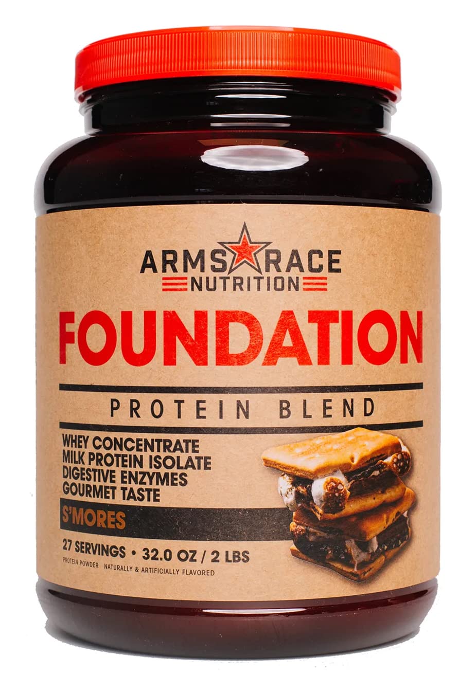 Arms Race Nutrition Foundation Protein Blend - 32 oz. (2 lbs) (S'Mores)