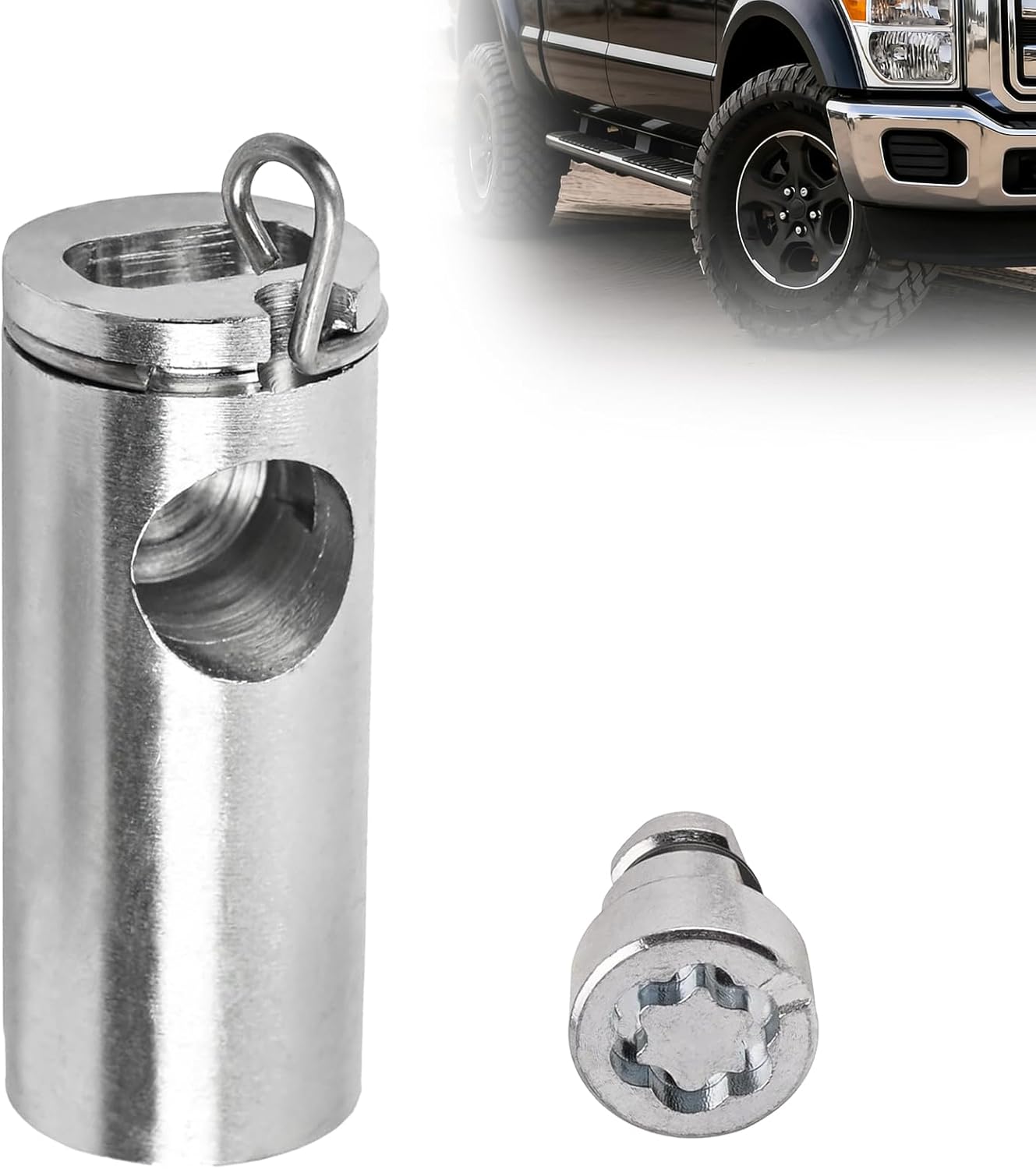 Spare Tire Lock BC3Z-1A380-A Compatible with 2011-2016 Ford F-250 F-350 F-450 F-550 Super Duty Anti-Theft Spare Tire Carrier Lock Assembly Replaces BC3Z1A380A 6C3Z-1A380-A