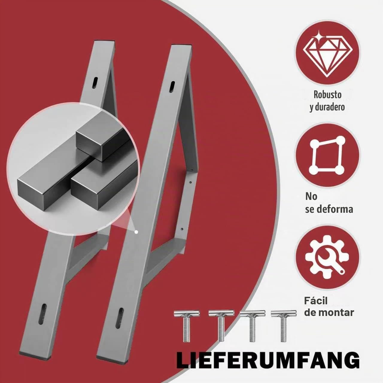 Soporte de Cama VW T5 / VW T6 / VW Multivan T6—Cama Multifuncional, Extensión de Cama VW T5 T6, Compatible con Multiflexboard,Soporte de Cama para Sistema de Rieles del Multivan,Extensión Cama Camper