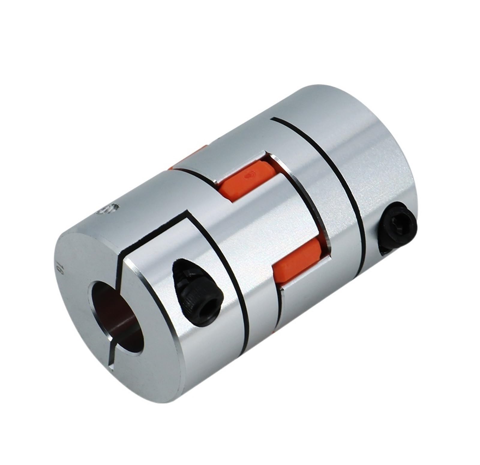 Rigid coupling,Stainless steel rigid coupling 2pcs D25L30 CNC Motor Shaft Coupler Flexible Coupling Spider Flexible(8X10)