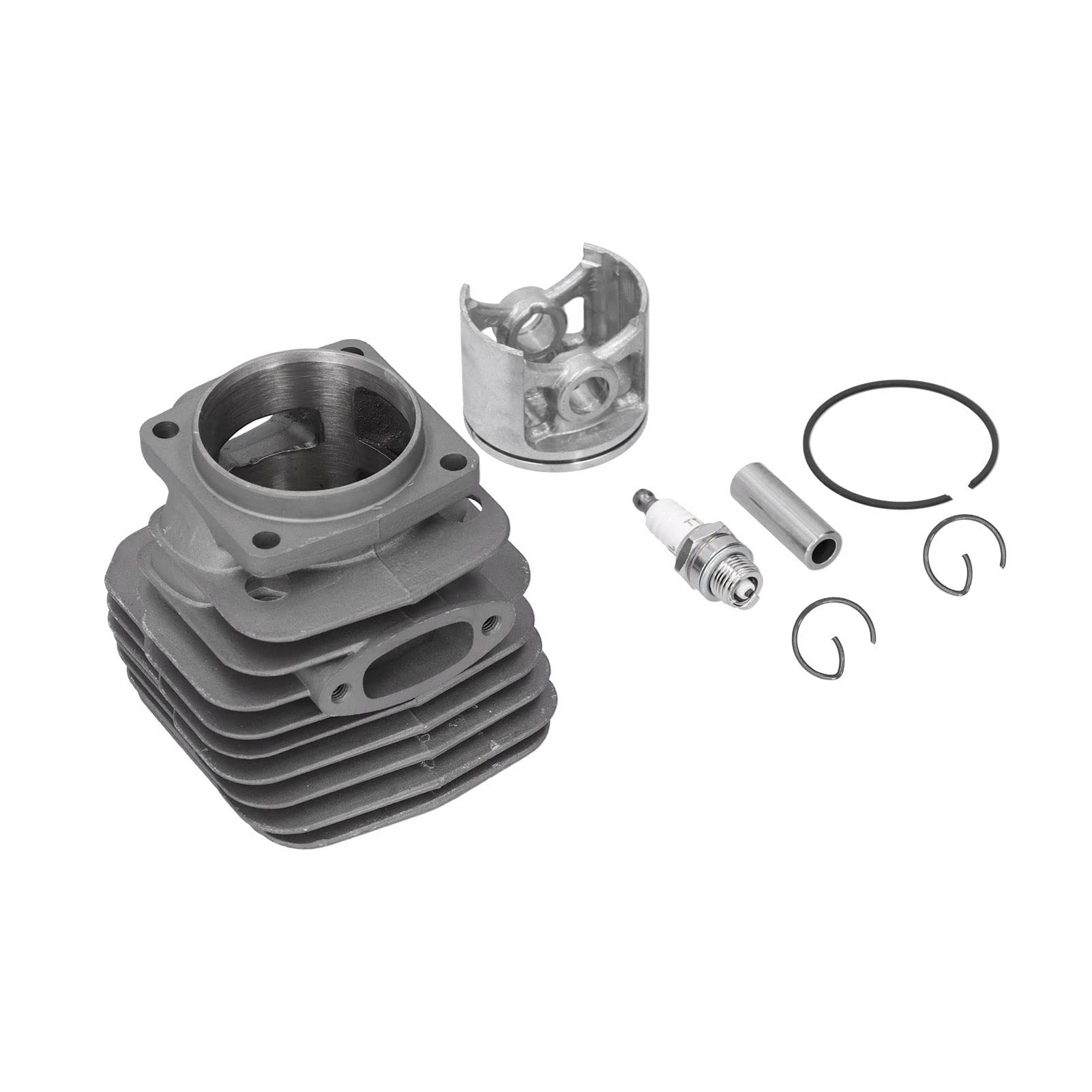 Zestaw Tłoka Cylindra Piły łańcuchowej, Zestaw Wymienny ze Stopu Aluminium o Wysokiej Zawartości Krzemu 54 Mm, Tłoka z Kołkiem Pierścieniowym do pił łańcuchowych 288XP 181 281 288