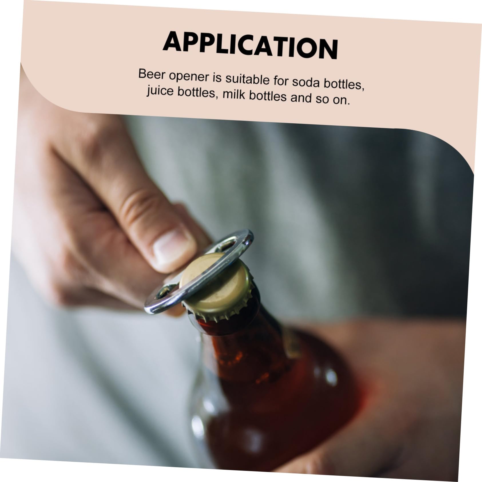 Amosfun 4 Sätze Korkenzieher Aus Holz Gestell Bier Cocktail Hydro Wein Bar Flaschenöffner Gadgets Dosenöffner Barkeeper Flaschenöffner Flaschendeckelentferner Khaki Metall 4 Stück * 4