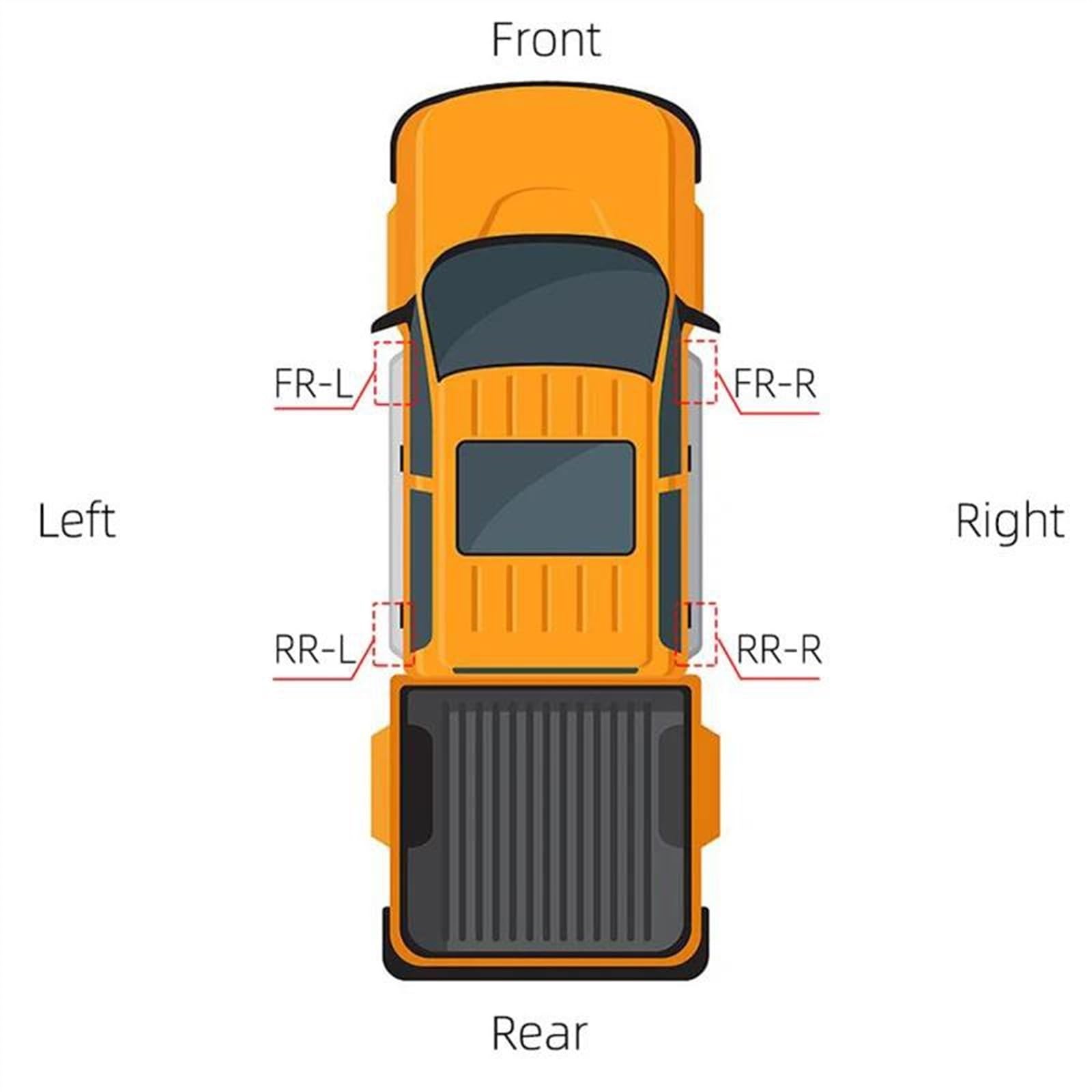 Faldón Lateral Tapa Extremo Estribo Lateral Puerta para Isuzu para MU-X para MUX 2015-2018 2019 2020 2021 2022 Tapa Tapón Extremo/Superior Estribo Coche Faldas Laterales Coche(Whole Kit 4pcs)
