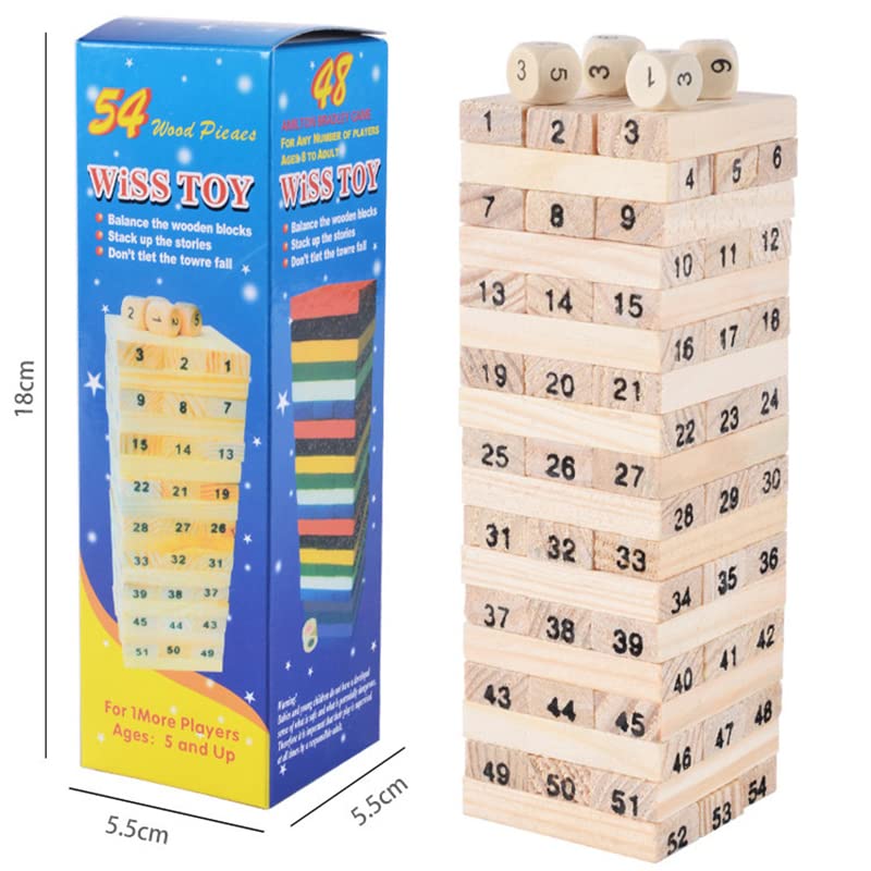 Amazon | ジェンガ ゲーム ブロックゲーム スタッキングタワー