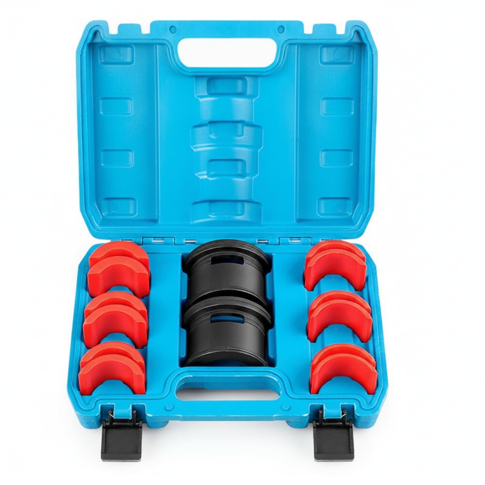 14 Pezzi Installatore Paraolio Paraolio Forcella Strumento Montaggio Driver Olio Forcella con Organizzazione Ordinata Degli Accessori Adatto per Officina Riparazione Manutenzione Fai da Te