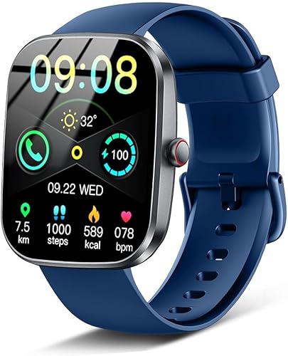 Smart Watch(Answer/Make Call), 1.91" Smartwatch for Men Women, NEW Fitness Watch with 110+ Sport Modes, Fitness Activity Tracke with Pedometer/Sleep