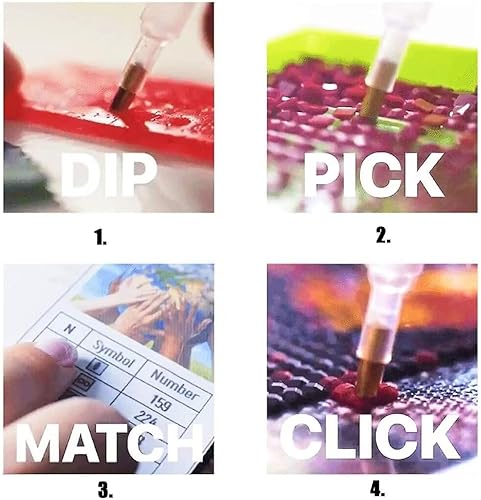 Miniatura 5 de Pintura de diamantes de Egipto, bosque de Egipto, kit de arte de diamantes para adultos, tamaño grande, 28 x 71 pulgadas, pintura por números, artes