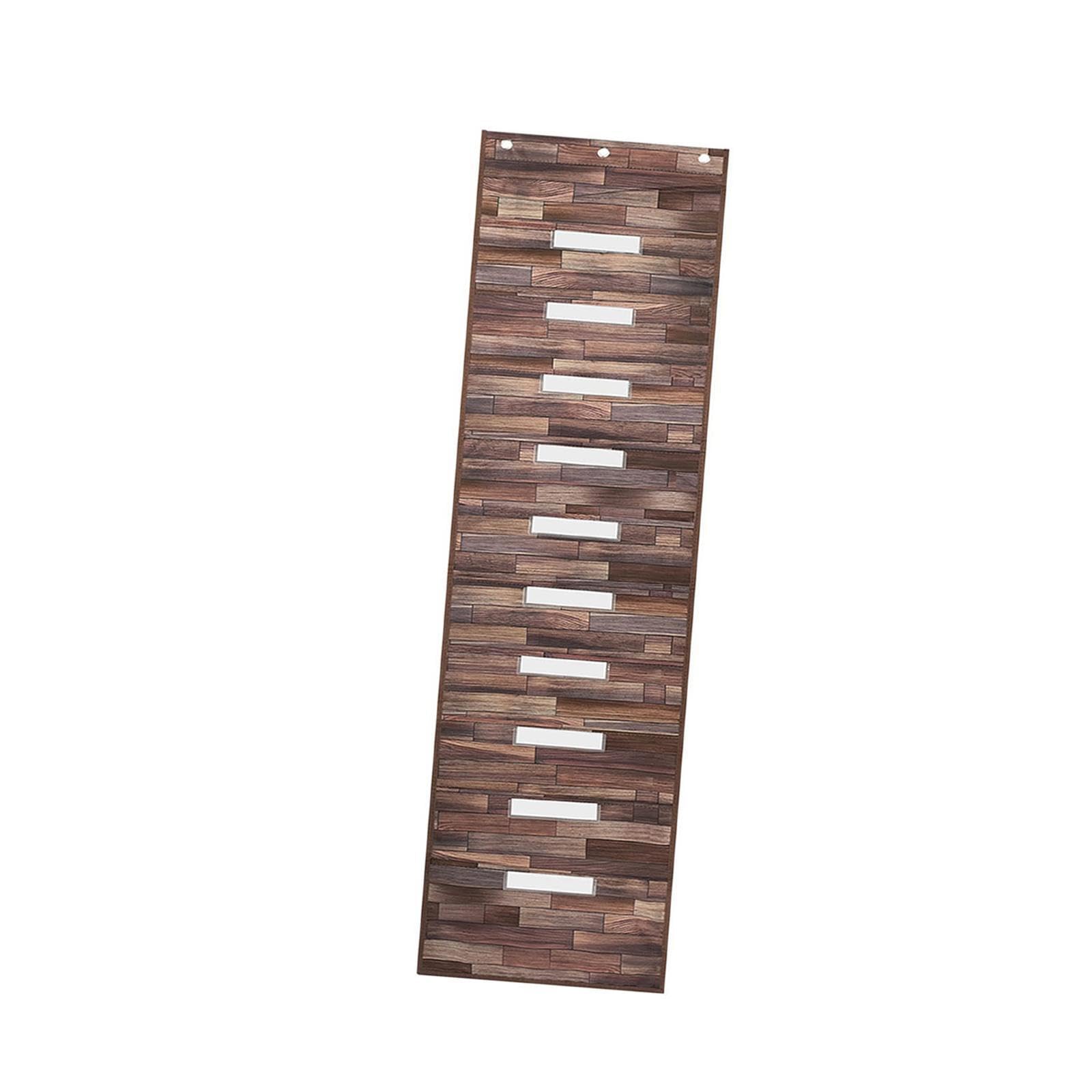 TWISAXC Wall File Organizer For Office Classroom School Functional Multi Pocket Provides Ample Storage Space For Literature And Documents 10 Pockets Paper