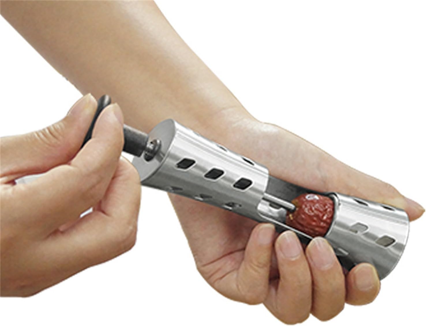 Cherry Pitter Tool Cherry Pitter Tool - Stainless Steel Pitting Tool Portable Cherries Corer Stoner Seed Tool Cherry Seed Remover Kitchen Tool Fruit Pit Remover For Cherry Jam Press Type