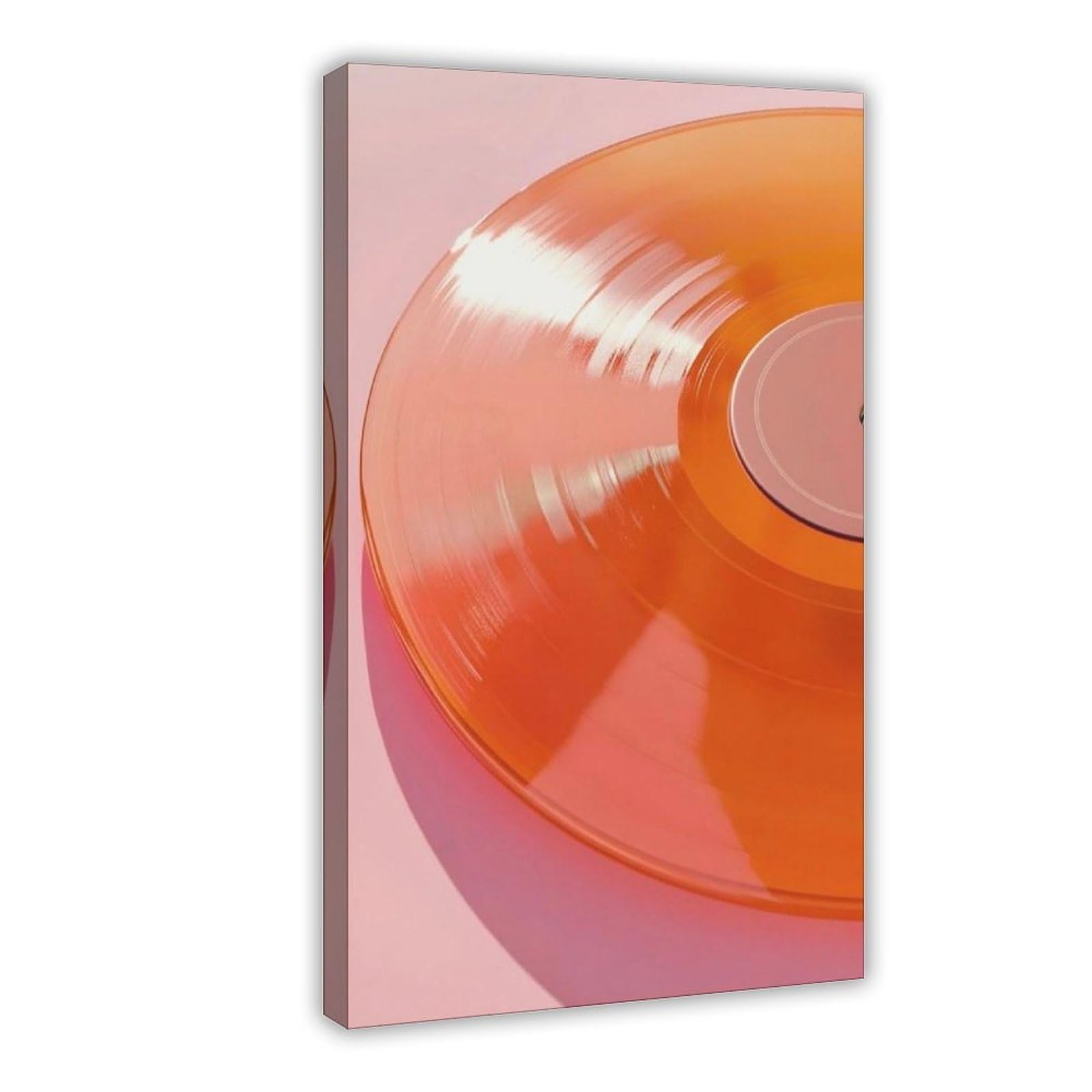 QIOTBVV Poster musicale retrò su tela, decorazione per camera da letto, ufficio, stanza, regalo, 40,6 cm L x 61 cm W
