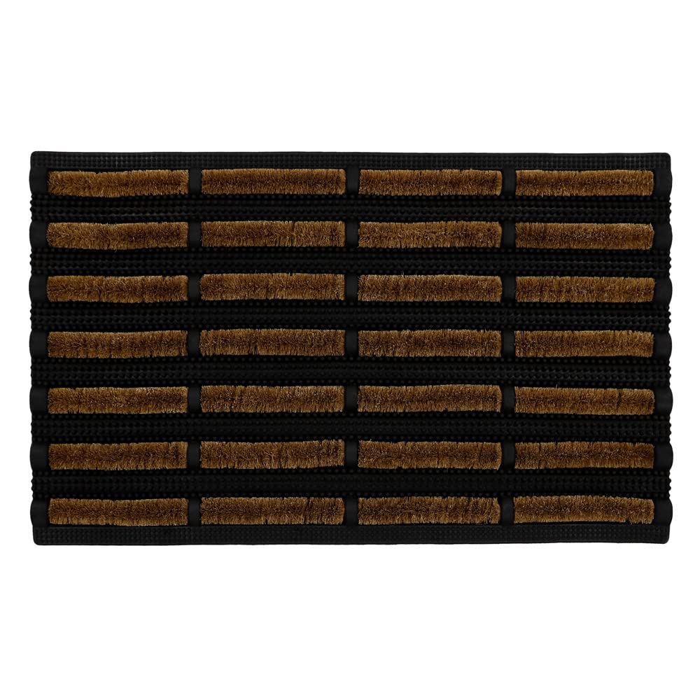 Jvl Nimbus Scraper Doormat Black 45X75cm