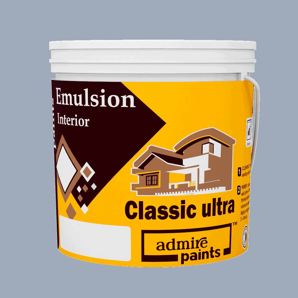 Buy ADMIRE PAINTS Classic Ultra Interior Emulsion Paint Thunder (1