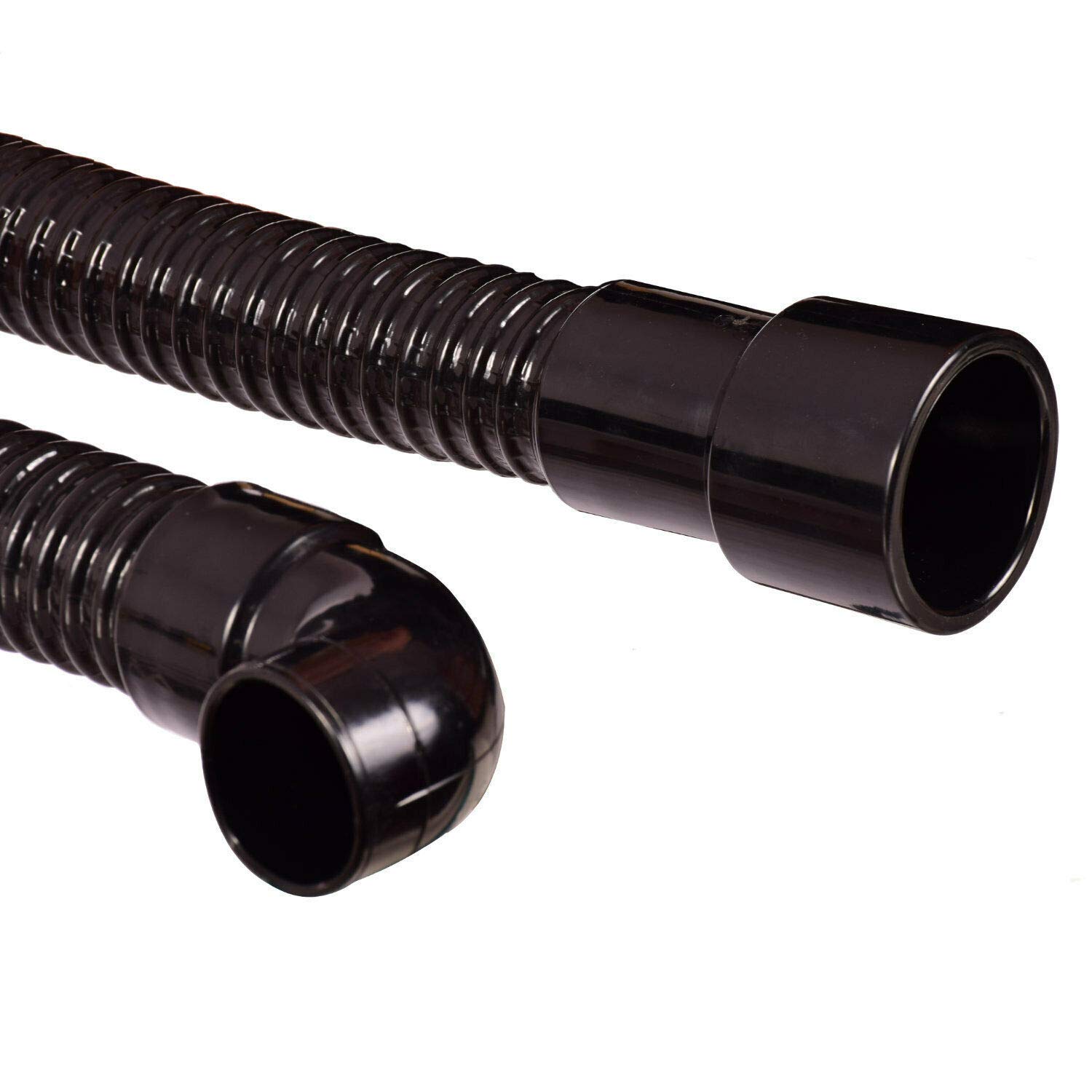 Techkar Saugschlauch für HAKO HAKOMATIC B 115 / B 650 / B 750 / B 910 R / B 140 R, Kunststoff, Schwarz, 1300 mm, 38 mm Durchmesser, Reinigungsschlauch, 1 Stück