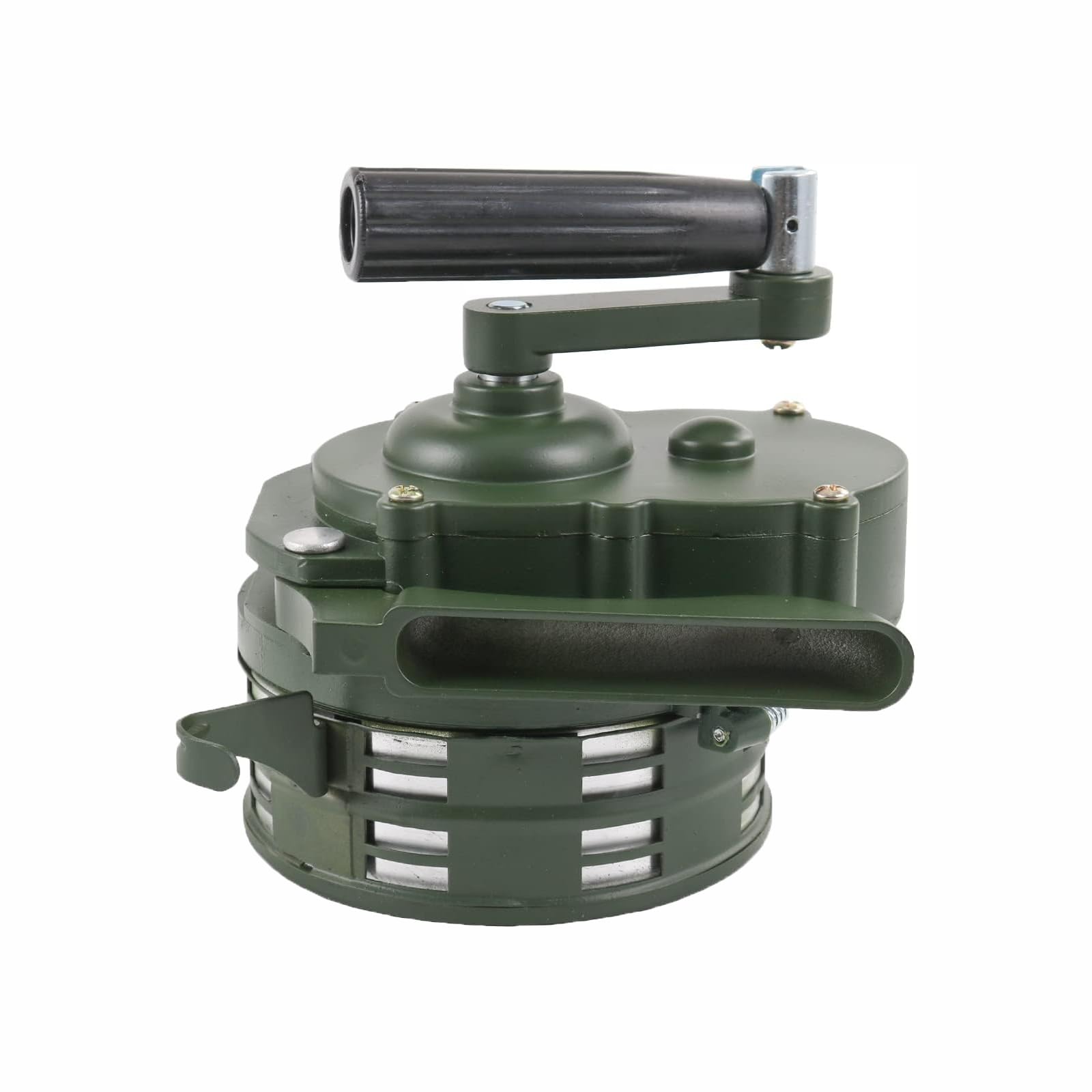 Alarme de sécurité d'urgence portable verte en alliage d'aluminium 110 dB pour auto-protection, maison, extérieur