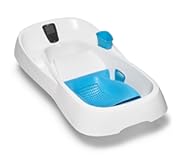 Cleanwater Tub&comma; 3-in-1 Grow-with-Me Baby Bathtub with Digital Thermometer for Newborns to Toddler&comma; Assembled in The USA