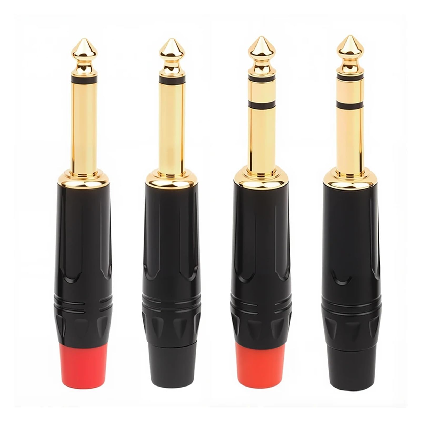 Generico 2 pz Suono Musicale 6.35mm TRS 1/4 Pollice Tipo di Saldatura Mono Stereo Connettore for Cavi Altoparlante/Chitarra/Microfono(Stereo,20pcs)