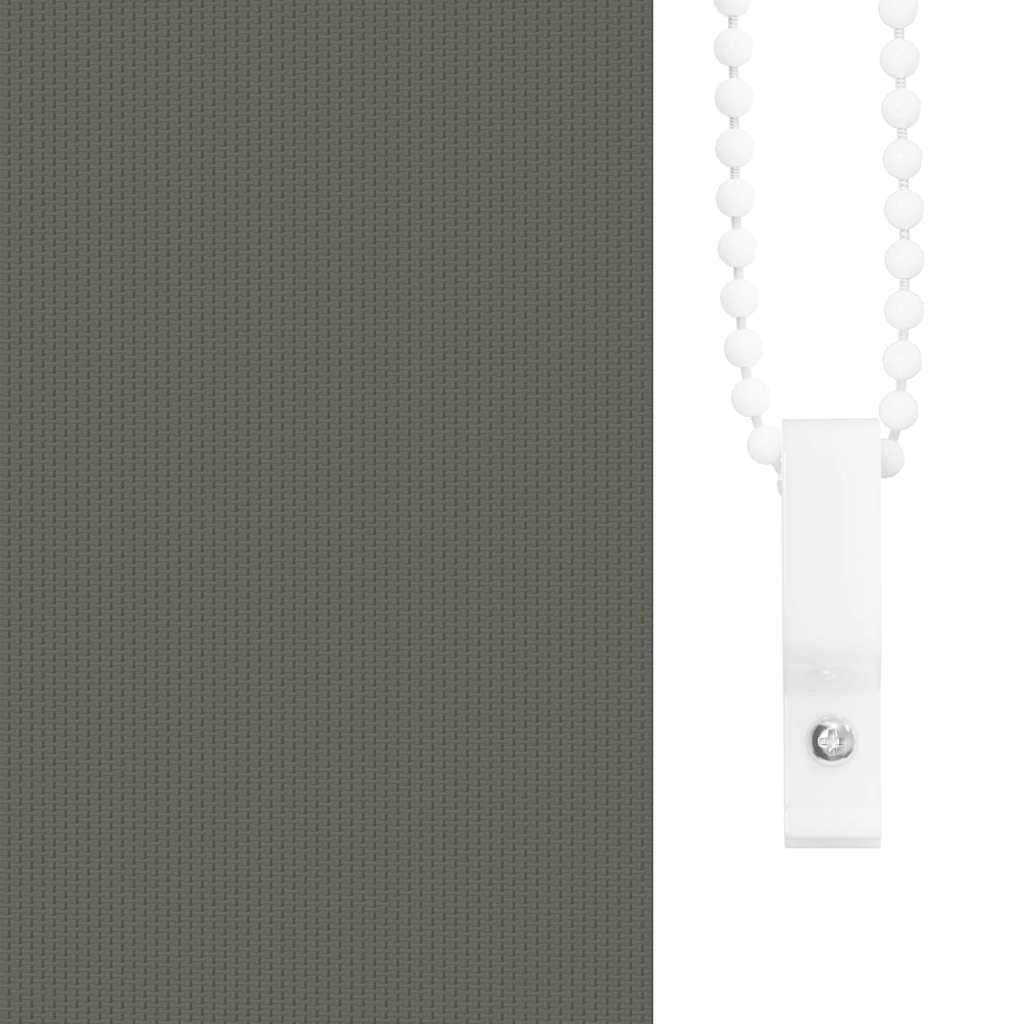 Store Enrouleur Occultant Gris 165 x 210 cm - Rideau Occultant en Polyester pour Fenêtre, Largeur Tissu 161,6 cm, Store de Bureau et Maison avec Fixation avec ou sans Perçage