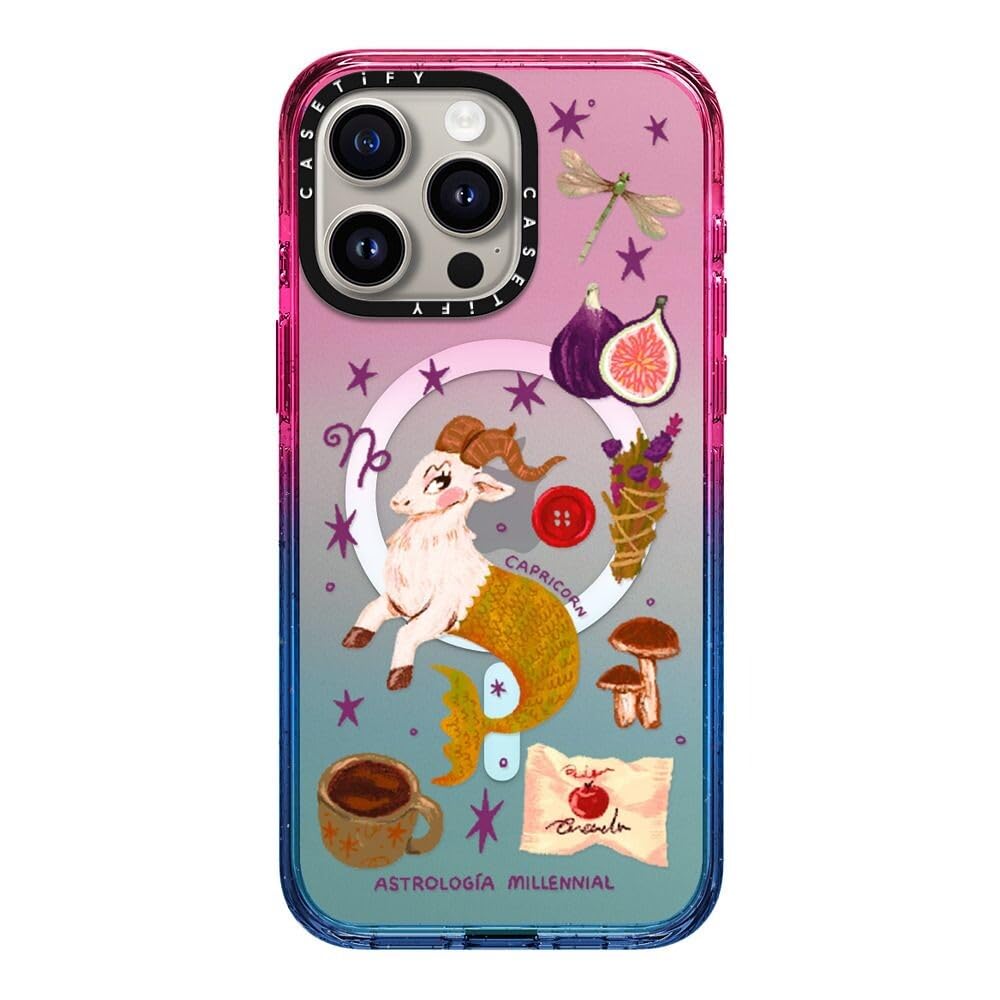Coque iPhone 15 Pro Max CASETiFY Impact Magsafe Capricorne - 8