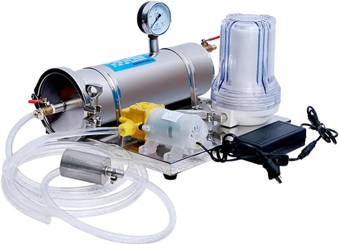 300KG/H Automatic Liquor Wine Filter Ageing Machine Household Filtering Stainless Steel Brewing Equipment,Practicality