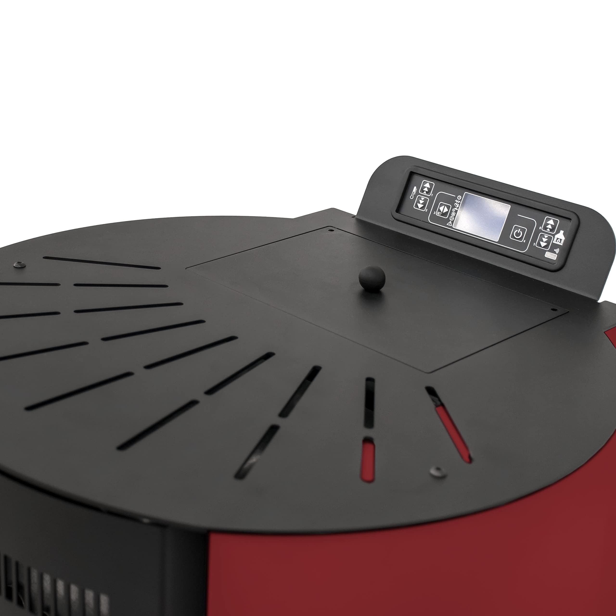 STUFE A PELLET ITALIA Boston 14 KW Canalizable WiFi | Estufa de pellets de aire ventilado, eficiencia 89% calefacción, 130 m², autonomía 15 h, programable, control WiFi 5 velocidades y potencias
