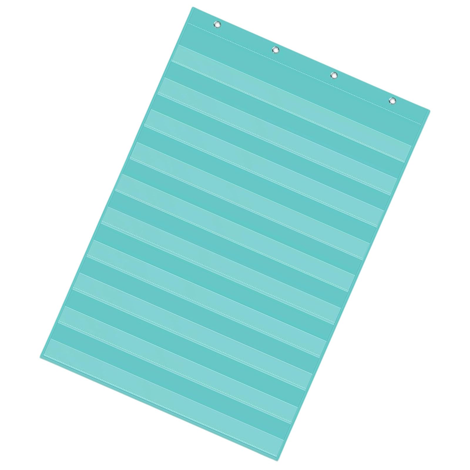 Beimus Standard Pocket Charts Sentence Strips Holder Interactive and Versatile Pocket Charts for Vocabulary Practice Spelling Standard Wall Hanging